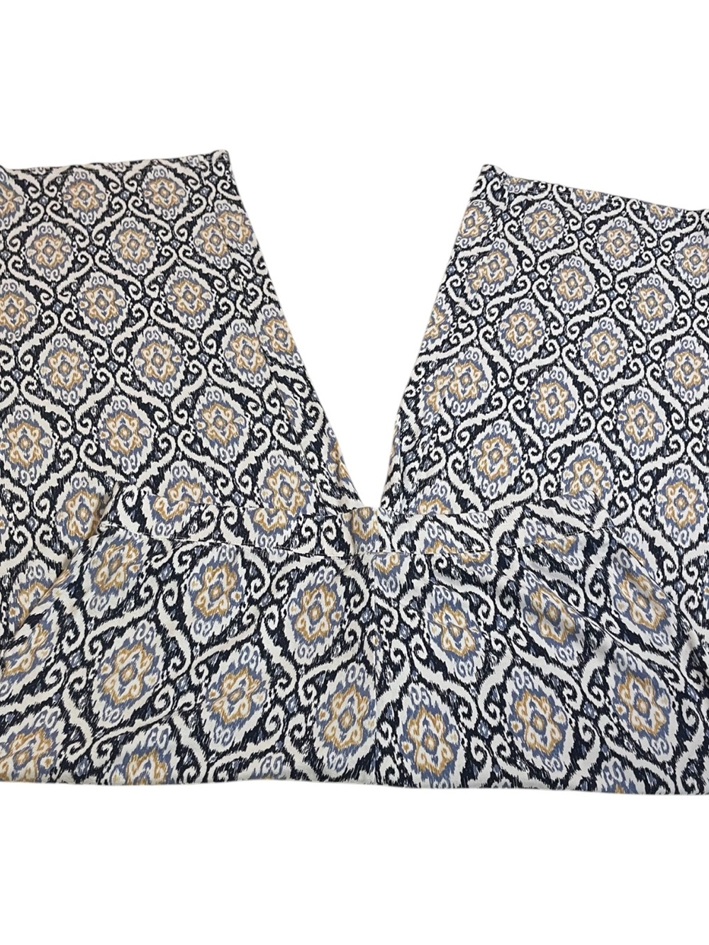 DENIM & CO BOHEMIAN BEACH MOSAIC GYPSY PANTS SZ MP - Picture 3 of 7